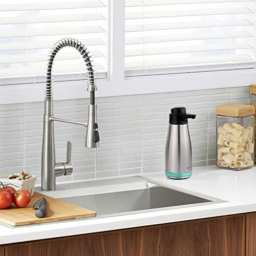 AIKE 15oz Liquid Soap Dispenser, Stainless Finish