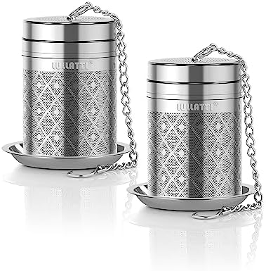 Tea Infusers for Loose Tea, 18/8 Stainless Steel Tea Strainer Set