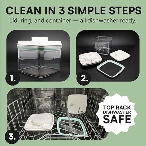 Bop Top Airtight Food Storage Containers | Pop-Top Lid | 2 Cups