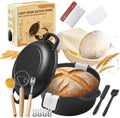 Pre-Seasoned Cast Iron Dutch Oven for Bread Baking, 5QT