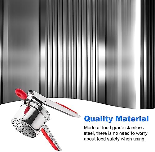 Stainless Steel Potato Ricer With 3 Discs, Heavy Duty Potato Ricer for