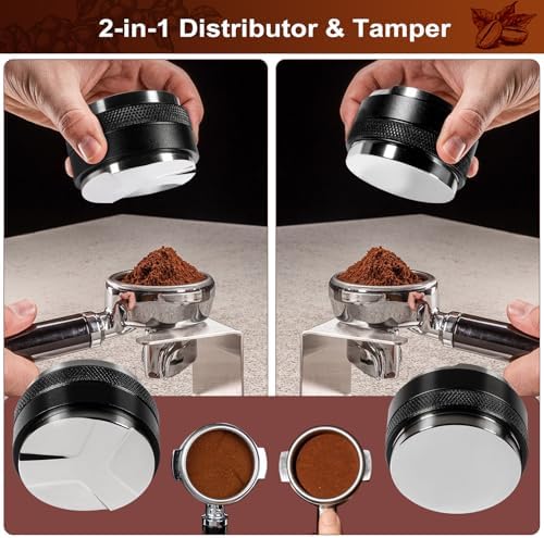 Espresso Accessories Kit 53.5mm, Coffee Distributor and Tamper Leveler