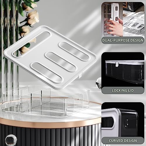 Kitchen Storage Bag Organizer, Acrylic Baggie organizer for Drawer