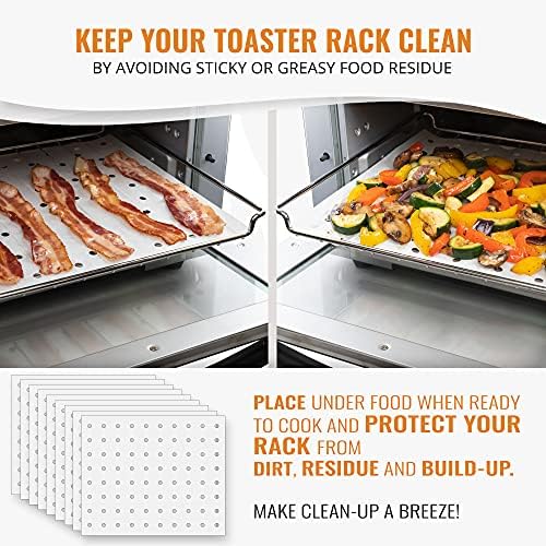 Parchment Paper Sheets for Toaster Oven Air Fryer 10 x 12 Compatible