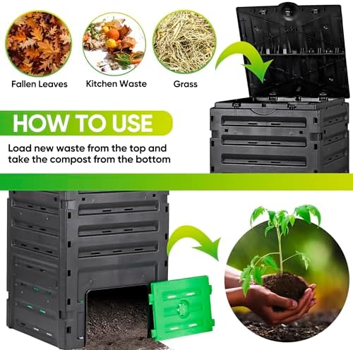 120 Gallon (450L) Garden Compost Bin