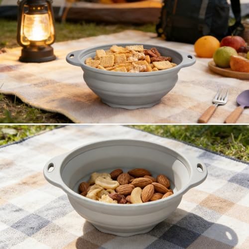 Collapsible Silicone Mixing Bowl - 1800ml(60 fl oz) - BPA Free