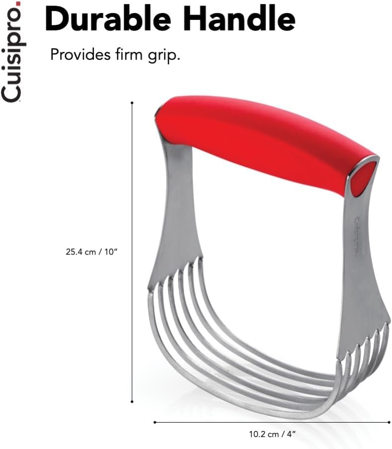Cuisipro Deluxe Pastry Blender, 5.25-Inch, Red
