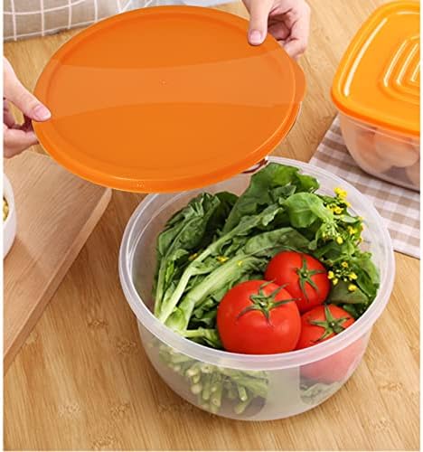 Plastic Multicolor Salad Bowl Set,Microwave and Dishwasher Safe,Ideal