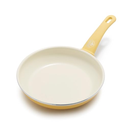 GreenLife Nonstick 8" Frying Pan Skillet, Non-Toxic PFAS-Free Ceramic Nonstick by GreenLife