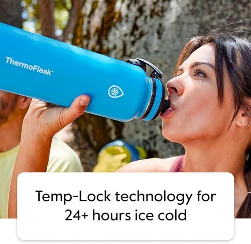 ThermoFlask 40 oz Double Wall Vacuum Insulated Stainless Steel Water