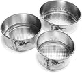 Fox Run Mini Springform Pan Set, Tin-Plated Steel, 3-Piece