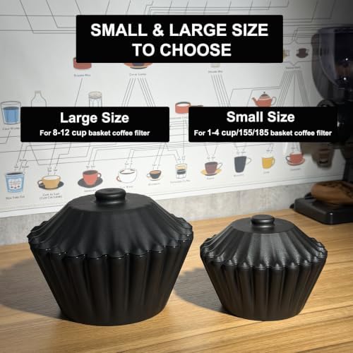 Large Size Coffee Filter Storage Container Basket Coffee Filter Holder