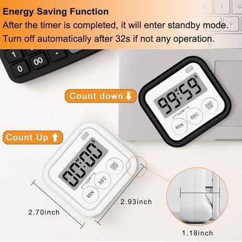 Timer, Kitchen Timers for Cooking Classroom Timer for Kids Teachers
