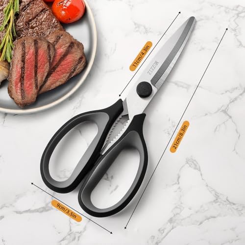 Kitchen Scissors All Purpose, Heavy Duty Stainless Steel Come Apart