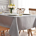 maxmill Jacquard Tablecloth Swirl Design Water Resistance Antiwrinkle