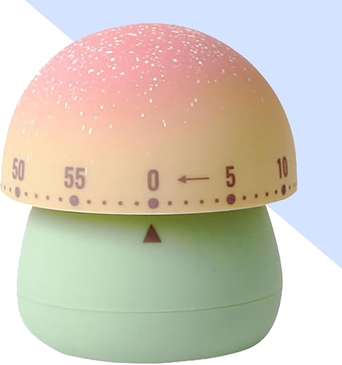 Mechanical Kitchen Timer, Cute Wind Up 60-Minute Manual Countdown by Unknown