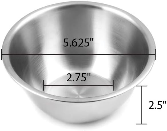 Fox Run Brands 1/2-Quart Stainless Steel Mixing Bowl - Image 2