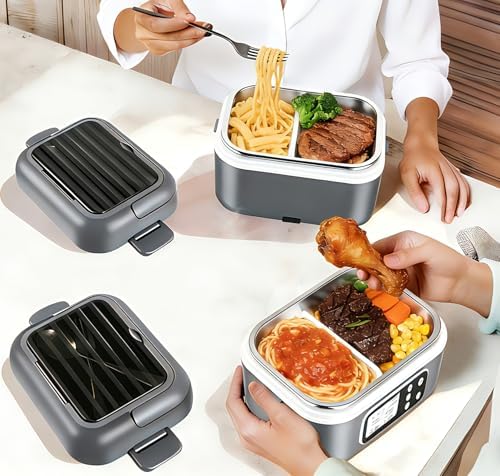 Cordless Electric Heated Lunch Box, 27000mAh, 6.3 Cups