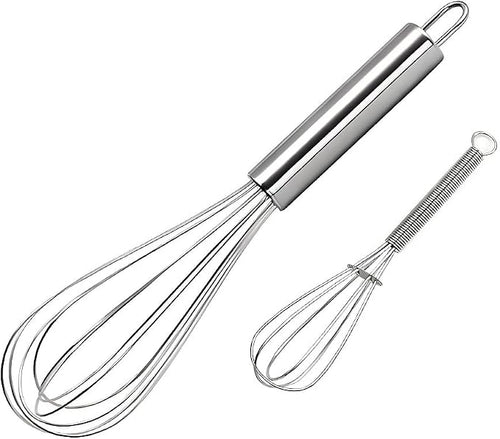 10 inch Stainless Steel Whisk, 5 inches by FGKEIUX