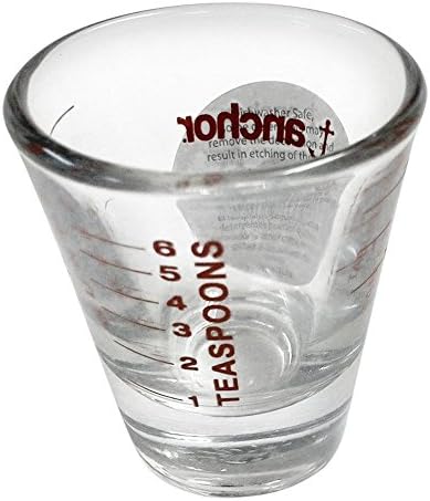 Diamond Visions 1 oz. Clear Glass Measuring Shot Glass