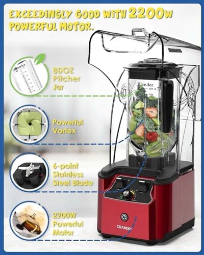 CRANDDI K90 Blender, 80 oz