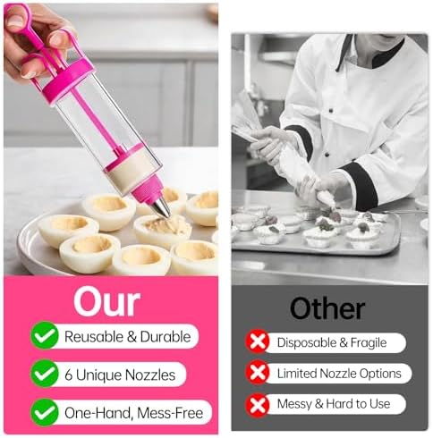 Deviled Egg Piping Tool, Cake Decorating Kit