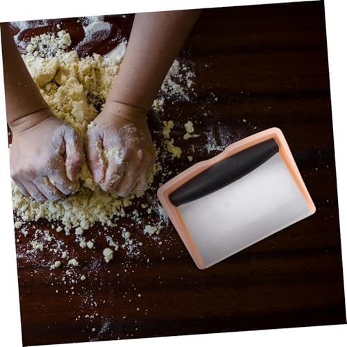 2-Piece Stainless Steel Dough Cutter and Bench Scraper Set Reusable