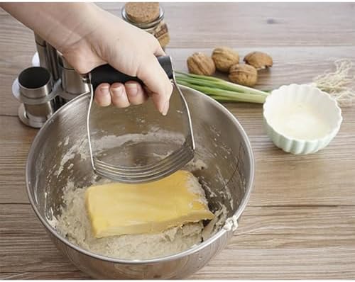 Stainless Steel Pastry Cutter with Blades Dough Blender for Baking