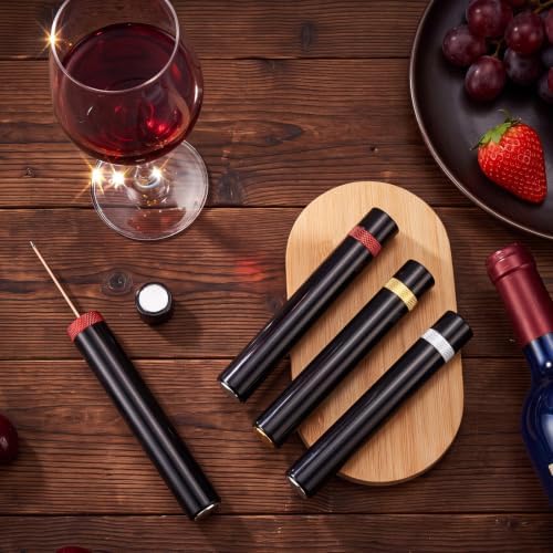 4 Pcs Air Pressure Wine Opener, Travel Portable Pocket, Needle Type