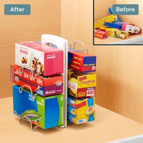 YouCopia WrapStand, Adjustable Kitchen Wrap, Foil and Bag Box