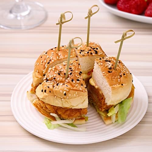 200 PCS Cocktail Picks, Fancy Toothpicks for Appetizers, Mini Food