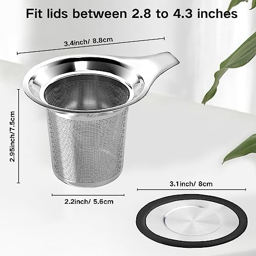 Gute 2 Pack Tea Infuser for Loose Tea,304 Stainless Steel with