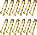 JCREN 12 Pcs Serving Tongs, Small Serving Utensils for Parties