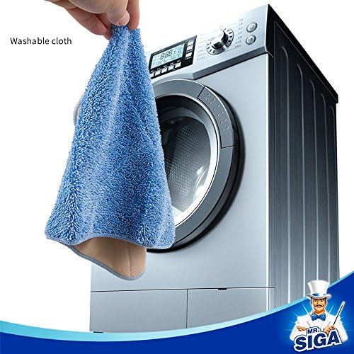 MR.SIGA Microfiber Mop Refills, Pack of 3