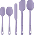 ChefAide 5 Pieces Silicone Spatula Set, Food Grade Rubber Spatula, Upgrade by ChefAide