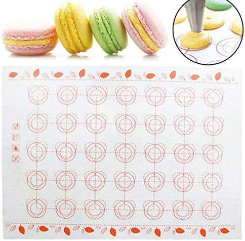 Heat-Resistant Silicone Macaron Baking Mat, Oven Non Stick Baking