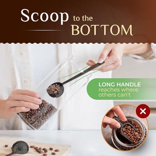 Orblue Coffee Scoop Set, 1 Tbsp (15ml) & 2 Tbsp (30ml)