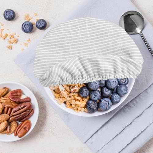 Reusable Bowl Covers, 5 Size Stretch Cloth Bowl Covers for Bread