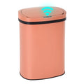 PayLessHere | 13 Gallon Stainless Steel Trash Can | Pink | Automatic Touchless by PayLessHere