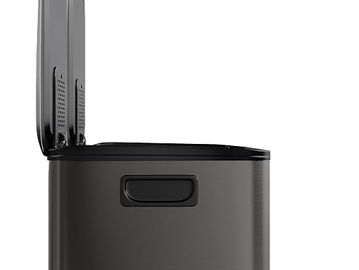 GarveeHome 2 x 4 gal Stainless Steel Double Trash Can - Image 6