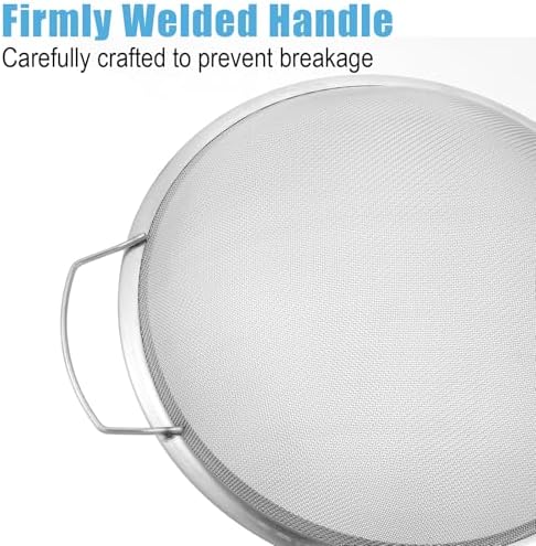 4pcs Paint Strainer Stainless Steel 60 Mesh Extra fine mesh Strainer