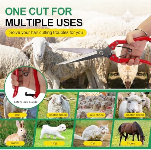 Manual Wool Shearing Shear Stainless Steel Trimming Scissor Long