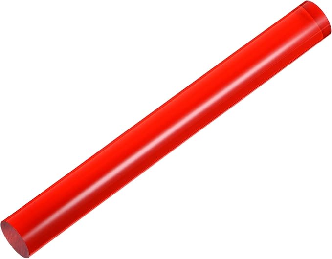HARFINGTON Acrylic Clay Roller 9 Inch x 1 Inch Solid Non-Stick Plastic Round - Image 3