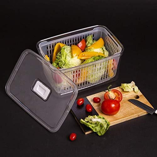 BINO Produce Saver, 23.7 Cup Fridge Storage Container