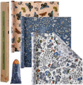 Moukeren Reusable Beeswax Wraps, 3 Rolls, 13 x 40"