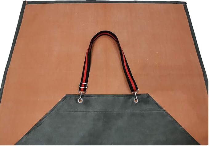 TonLing Thick Rubber Apron, 47.2 x 33.5 Inch Waterproof, Long Chemical Resistant - Image 6