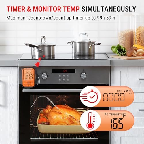 TempPro TempSync 500FT Wireless Meat Thermometer