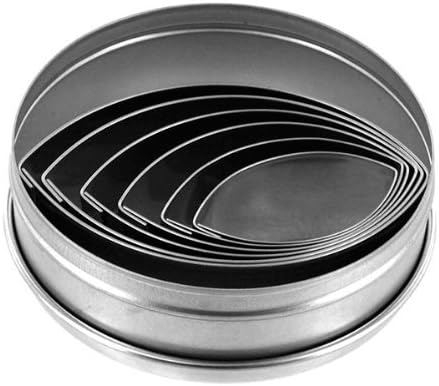 Ateco 6 pc Plain Football Cutter Set - Image 2