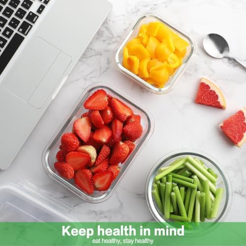 24pc Glass Food Storage Containers with Lids
