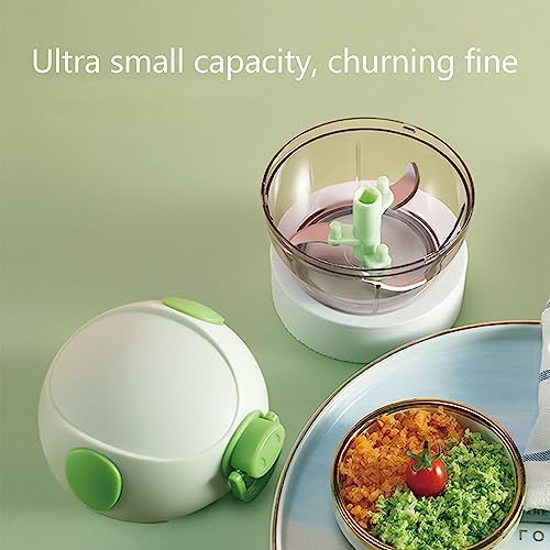 Manual Garlic Chopper - Multifunctional Hand Pull String Mincer and